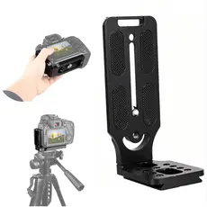 Plate Para Tripé Câmera Na Vertical L Suporte