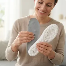 Palmilhas Ortopédicas 4D nuvem esportivas confortáveis para botas,tenis,coturno,chuteira,branca