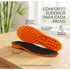 PALMILHA GEL PU ORTOPÉDICA, ALÍVIO DAS DORES, USO EM SAPATOS DE SEGURANÇA, BOTAS E TÊNIS
