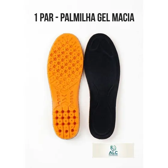 KITS Palmilha  Gel ORTOPÉDICAS Confortavel Dores nos Pés Ideal Trabalho e lazer Dia a Dia