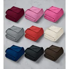 Manta Casal Antialergica Fleece Microfibra 2,00 x 1,80 mt
