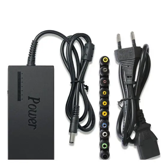 Fonte Carregador Universal Notebook Laptop computador 12v a 24v 10 Plug Compatível com 110V e 220V