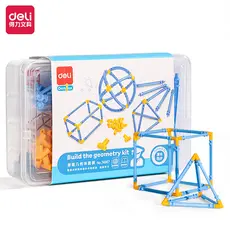 Efetivamente construir modelo de corpo geométrico estudantes da escola primária cubo blocos de construção primeiro grau