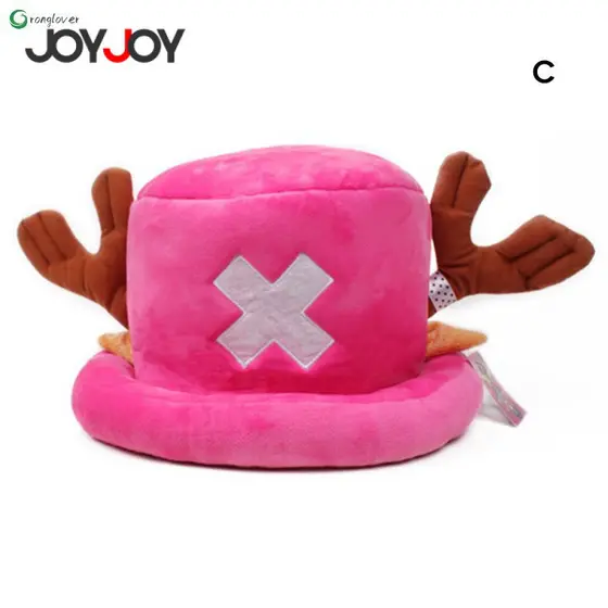 Bonito Chapéu de Pelúcia de Inverno em Forma de Tony Chopper, Presente de Natal para Meninas e Mulheres.