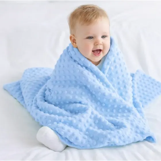 Manta Pipoquinha Bebê Cobertor Conforto Premium Algodão