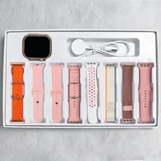 Relógio Smartwatch 8 braceletes W29S Série 9 Ilha Dinâmica 45mm/49mm/Chamadas Bluetooth/Mini 1.72 Polegadas