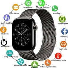 Lançamento Smart Watch com Tela Infinita e Duas Pulseiras Estilo e Tecnologia Masculino e masculino