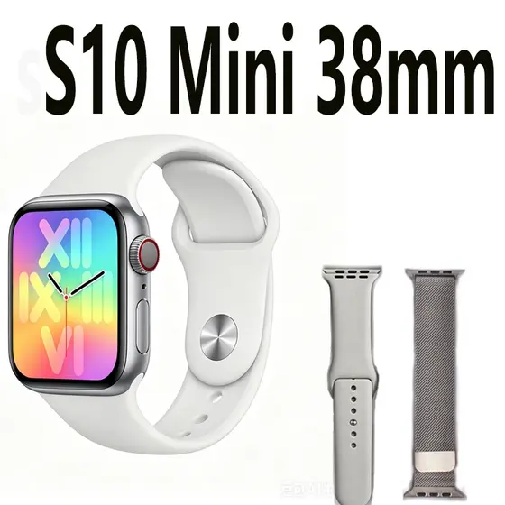 2026 S10 mini 38mm Series 10 Smartwatch Personalizar Papel Mais  Ideal para pulsos finos  iOS e Android