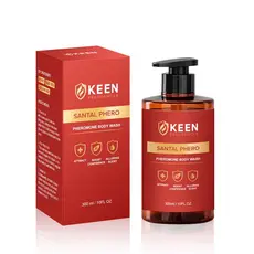 Sabonete Líquido Corporal, Sabonete Corporal Santal, Sabonete Líquido Corporal com Feromônios para Homens, Pele Suave, E