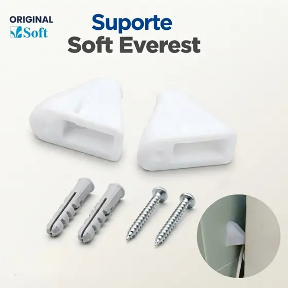 Suporte Parede Purificador de Água Soft Everest Compatível Plus, Star, Fit, Slim