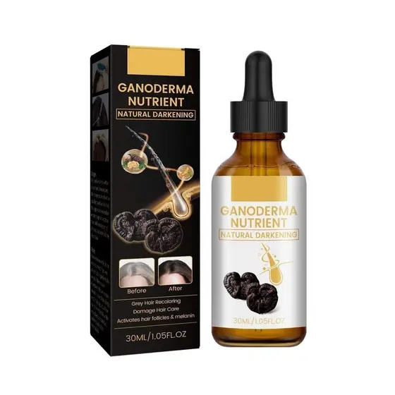 Sérum Capilar para Cabelos Grisalhos, Óleo Capilar para Reparar o Frizz e Ajudar, 30ml