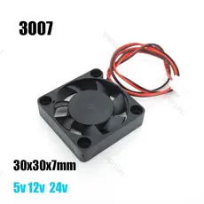 1/3pcs 3007 Ventilador Sem Escova DC 3.7V 5V 12V 24V Manga Rolamento De Óleo Pequena Fonte De Alimentação Refrigeração 3