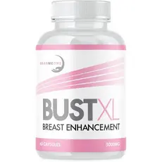 Bust XL - Pílulas para Aumento de Mama, Aumentam os Seios Naturalmente, Seios Mais Cheios e Firmes (60)