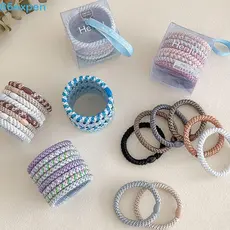 EXPEN1 Faixa De Borracha Tecida , Conjunto Básico De Corda De Cabelo De Alta Elasticidade , Acessórios