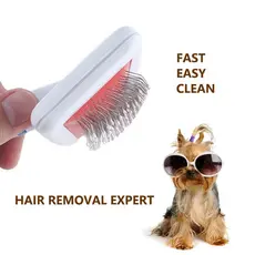 Pente de Massagem para Remoção de Pelos de Cães e Gatos, Pente de Cuidado para Animais de Estimação 57TG WBEA