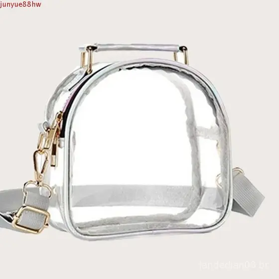Bolsa De Ombro Gelatinosa JUNYUE , Batom Crossbody De PVC Moedas Transparente À Prova D'água Feminina