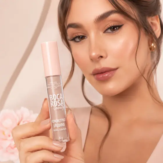 Corretivo Líquido Boca Rosa Beauty Alta Cobertura e Acabamento Natural