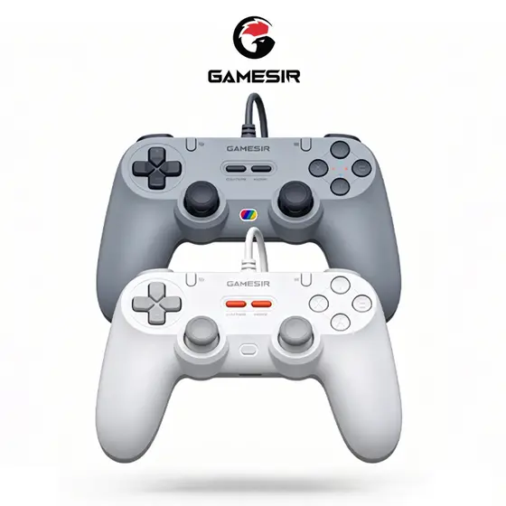 Controle Gamesir Tegenaria T3 Lite Com Fio Para Pc Switch Android Ios Steam Celular Hall Effect Usb