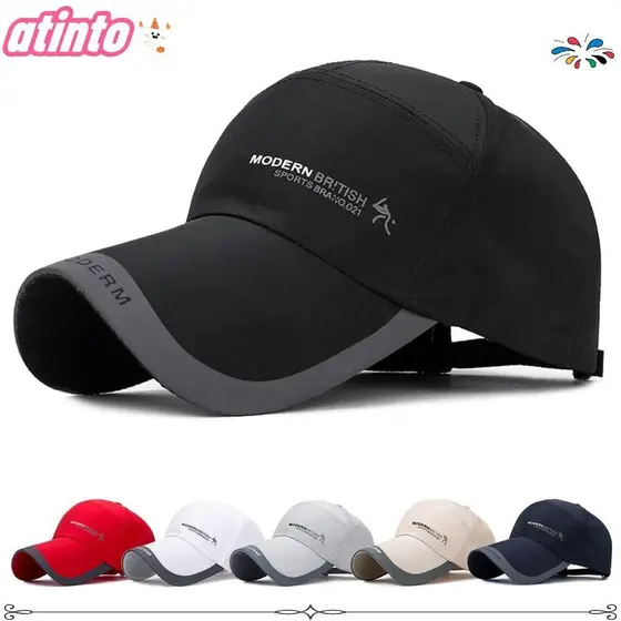 Chapéus De Sol ATINTO , Boné De Beisebol De Algodão Ajustável , Casual , Secagem Rápida , Proteção UV Masculina