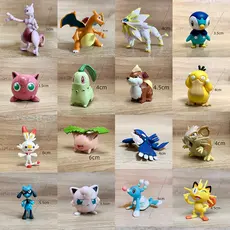 Pokemon Pikachu Eevee Mewtwo Charizard Doll Decoração À Mão Brinquedo De Aniversário Infantil