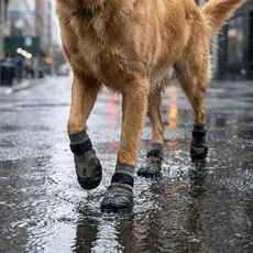 RYBACURE 4 Peças De Botas Antiderrapantes Para Animais De Estimação , Meias Impermeáveis Respiráveis E Resistentes Ao De