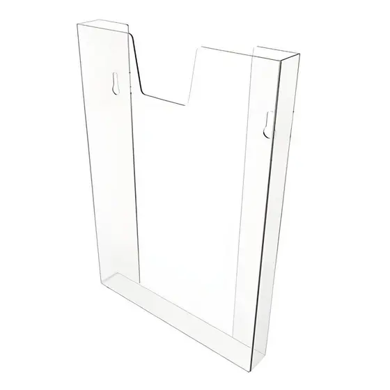 Display Porta Folha Prontuário De Parede A4 Acrílico Ps