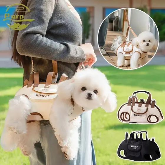 PARPERTY1 Caixa De Transporte Para Animais De Estimação , Arnês Multifuncional Respirável Elevação De Cães , Mochila De