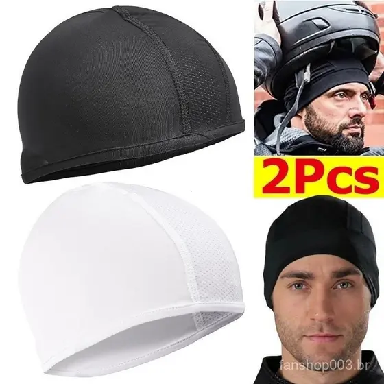 2Pcs Quick Dry Cycling Cap Capacete De Ciclismo Rápido Motocicleta Forro De Corrida De Verão Acessórios Esportivos Respi