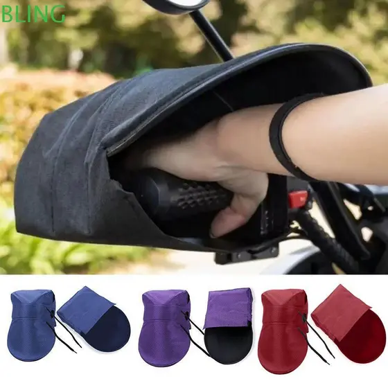 Luvas De Guiador De Motocicleta BLING , Proteção Solar Respiráveis À Prova De Vento Para Veículos Elétricos , Protetor D
