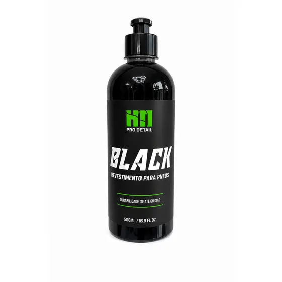 Pretinho Para Pneus Black H11 Duração de 4 Meses na Borracha