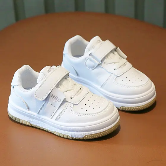 4 sapatos infantis masculinos 2025 primavera novo estilo 6 bebê 3 branco meninos tênis meninas sapatos brancos crianças