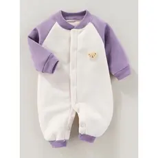 Roupas de bebê outono inverno forro de lã meninos meninas bebê de uma peça velo quente austríaco velo desossado macacão