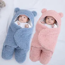 Bebê abraço colcha recém-nascido outono inverno engrossado colcha bebê recém-nascido Anti-choque Swaddling 0-3-6 meses s