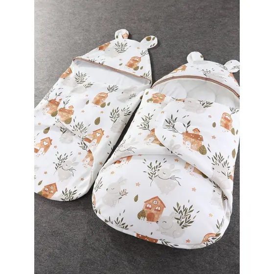 Bebê recém-nascido Swaddling saco de dormir Anti-choque primavera verão estilo fino colcha de bebê recém-nascido colcha