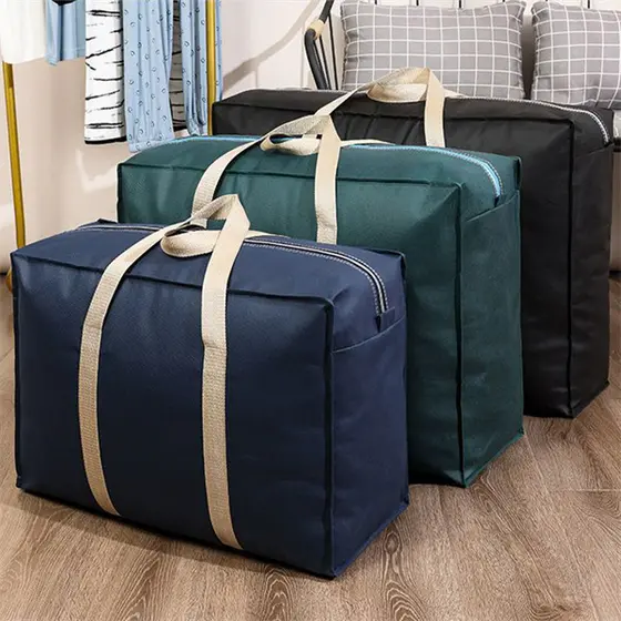 Saco de armazenamento de colcha, embalagem de grande capacidade, colcha, roupas especiais, mochila, saco de embalagem mó