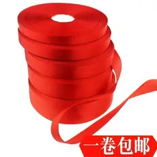 Dia das crianças festivo grande fita vermelha dança cabeça vermelha corda fita laço de cabelo vermelho fita pronto estoq