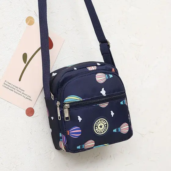 Bolsa de lona feminina 2026 novo estilo atmosférico mãe saco mensageiro pequeno saco senhoras Oxford pano saco Multi-com