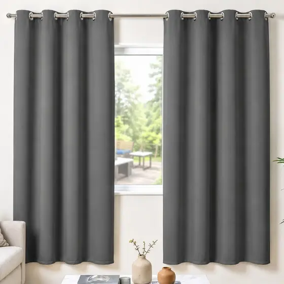 Cortina Para Janela Tecido Blackout 2,60 x 1,30m Ideal Para Cozinha e Sala
