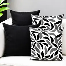 Kit Capa de Almofadas Decorativas 40x40cm Lisas e Estampadas