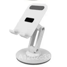 Suporte de mesa para celular com rotação de 360 graus, suporte para tablet dobrável e extensível, adequado para aulas on