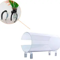 Expositor Porta Tiara acrílico Premium 100% Transparente Kit 2-3 e 4 unidades