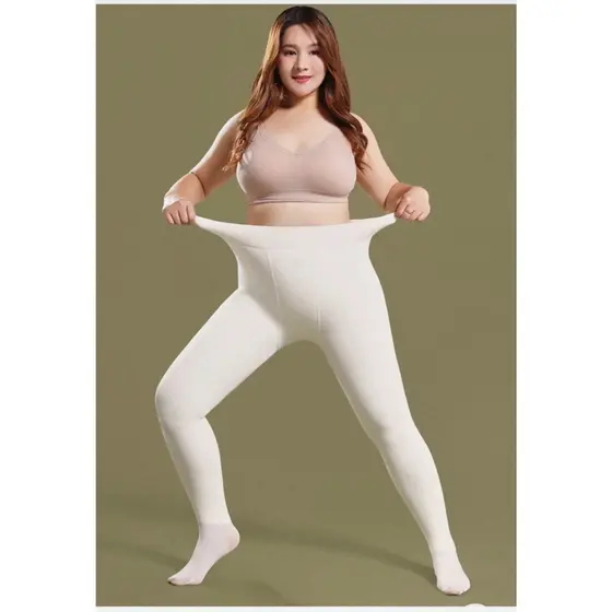 Meias de balé plus size | Seda gelada de alta elasticidade, resistente a rasgos, ao desgaste e modeladoras.Calça legging