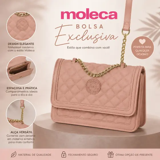Bolsa Moleca VIRGINIA Transversal Feminina PVC 50024.1