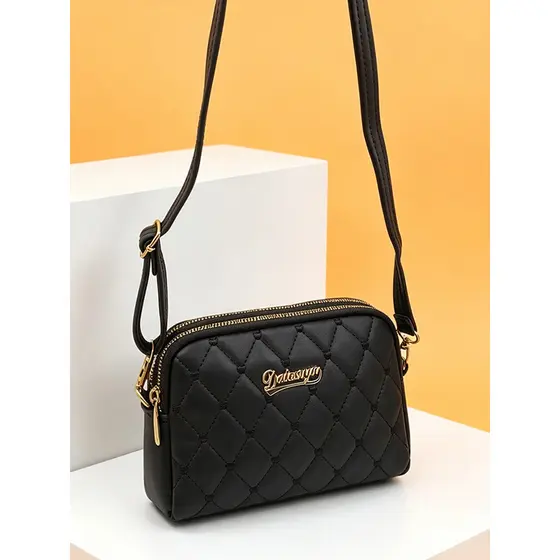 Bolsa de ombro pequena para celular, moda feminina, Mini bolsa pequena de um ombro, bolsa de moedas para caminhada, dupl