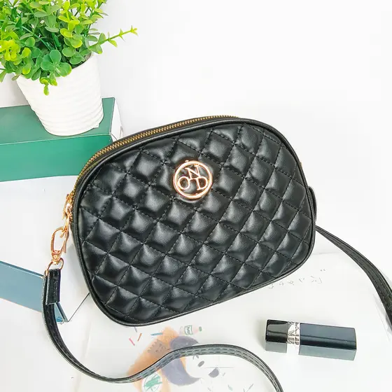 Bolsa feminina 2026 novo estilo All-Match bolsa mensageiro pequena bolsa de ombro com zíper de três camadas médio-Ag