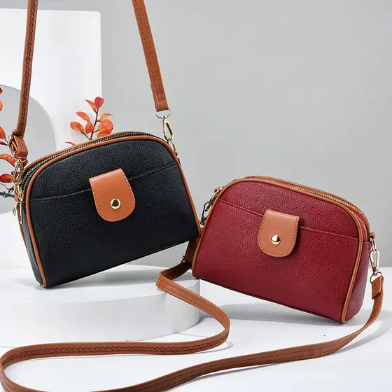Pequeno pequeno saco Crossbody feminino 2026 novo estilo All-Match saco do telefone móvel bolsa de moedas mãe de meia-id