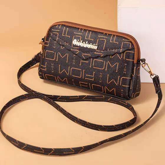 Bolsa para celular Mini bolsa pequena 2026 novo estilo de meia-idade idosos mensageiro bolsa pequena feminina mãe bolsa