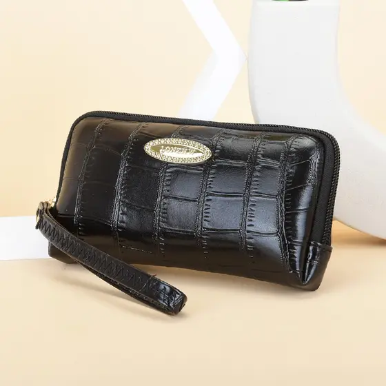 2026 novo estilo bolsa de moedas do telefone móvel embreagem feminina versão coreana All-Match mãe mercearia saco de com