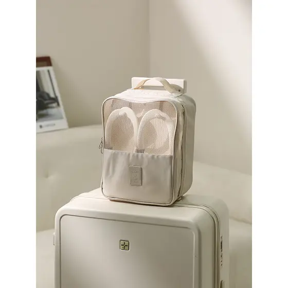 Saco de sapato prático de viagem saco de armazenamento de sapato capa de sapato saco de poeira multifuncional organizado