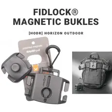 [HODR] FIDLOCK SNAP PULL Fivela Magenética 25mm Molle Clip Liberação Rápida 15kg De Suporte De Carga Sistema Tático